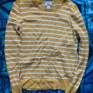Yellow and white long sleeve